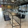 BS-006 | PITT BARSTOOL CHROME LEGS WITH BLACK SEAT