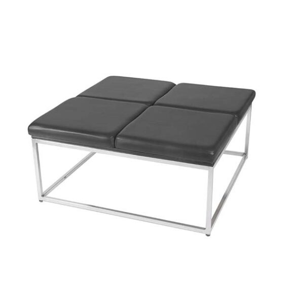 SS-064 | SQUARE OTTOMAN BLACK