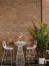 BS-097 | MAZE WIRE BARSTOOL WHITE
