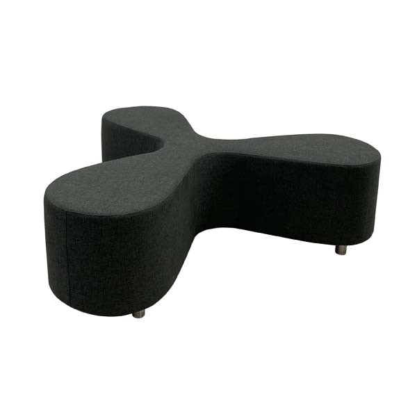 OF-056 | DARK GREY SPINNER OTTOMAN