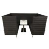 OF-051 | DARK GREY FABRIC MEETING POD WITH CHARGING TABLE