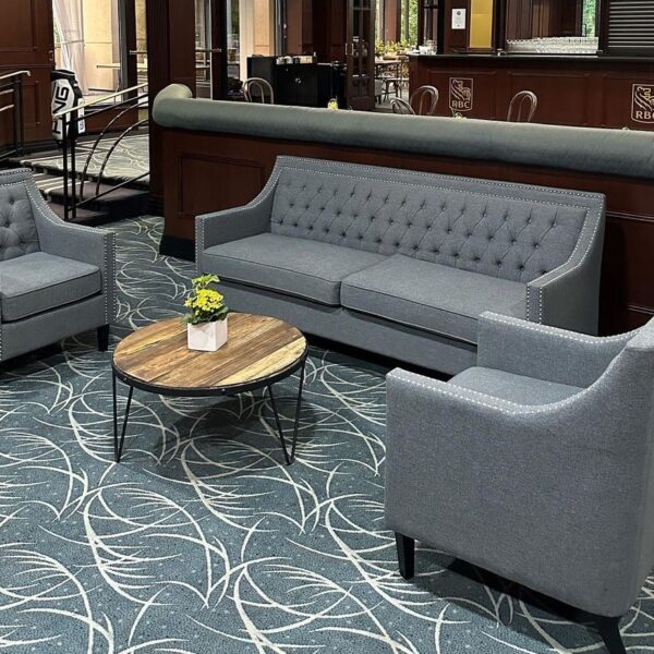 CT-RW-045 | ROUND RECLAIMED WOOD COFFEE TABLE