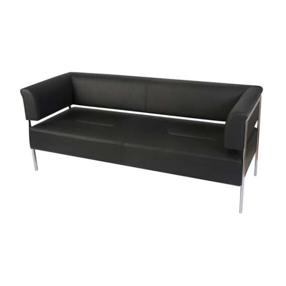 SS-048 | OPEN BACK SOFA BLACK