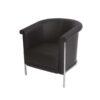 SS-008 | ROUND BACK TUB CHAIR BLACK