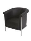 SS-008 | ROUND BACK TUB CHAIR BLACK