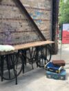MISC-PROP-015 | BICYCLE TABLE WITH STOOLS (6)