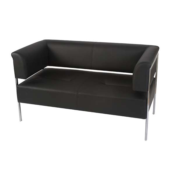 SS-049 | OPEN BACK LOVESEAT BLACK