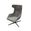 OF-053 | GREY FABRIC WINGBACK CHAIR