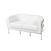SS-005 | SCULPTED LOVESEAT WHITE