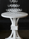 CASUAL-110 | NAPA WHITE ROUND CAFÉ TABLE