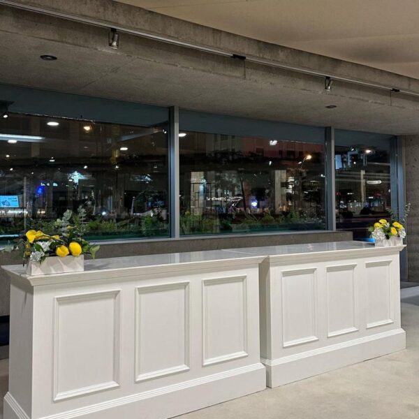 BAR-070 | NAPA BAR WHITE WOOD