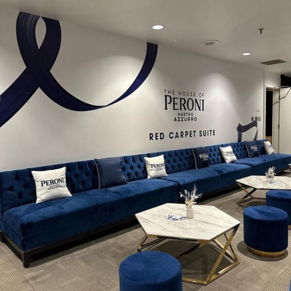 SS-450 | VELVET TUFTED BACK SOFA ROYAL BLUE