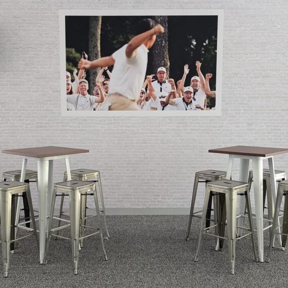 BS-065 | INDUSTRIAL BAR STOOL GALVANIZED SILVER