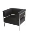 SS-050 | OPEN BACK SINGLE CHAIR BLACK