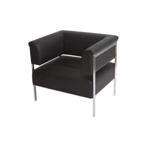 SS-050 | OPEN BACK SINGLE CHAIR BLACK