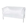 SS-052 | OPEN BACK LOVESEAT WHITE