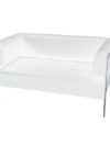 SS-052 | OPEN BACK LOVESEAT WHITE