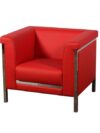 SS-011 | SQUARE BACK TUB CHAIR RED