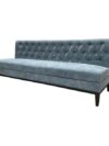 SS-632 | TUFTED BACK SOFA OCEAN BLUE FABRIC