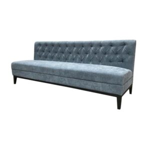 SS-632 | TUFTED BACK SOFA OCEAN BLUE FABRIC