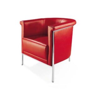 SS-409 | ROUNDBACK TUB CHAIR RED