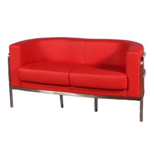 SS-341 | SCULPTED LOVESEAT RED