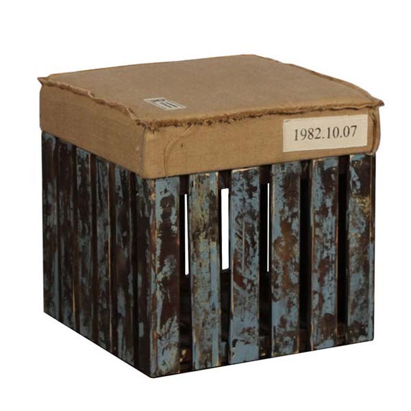 SS-373 | HK DISTRESSED OTTOMAN BROWN