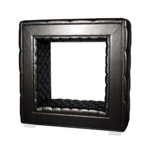 SS-361 | RUBIX DIAMOND TUFTED BENCH BLACK
