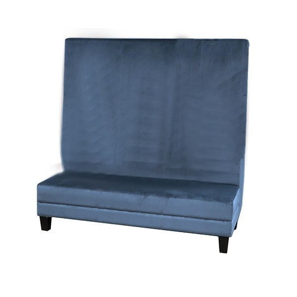 SS-445 | HIGHBACK VELVET BANQUETTE POWDER BLUE