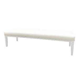 SS-534 | CHELSEA BENCH WHITE WITH WHITE LEGS