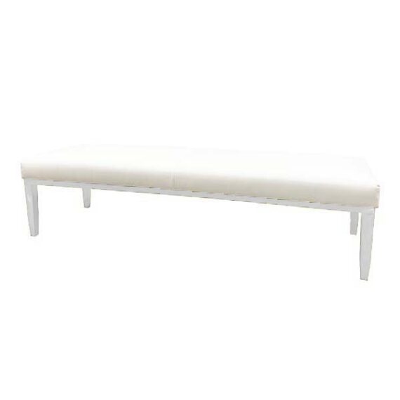 SS-534 | CHELSEA BENCH WHITE WITH WHITE LEGS