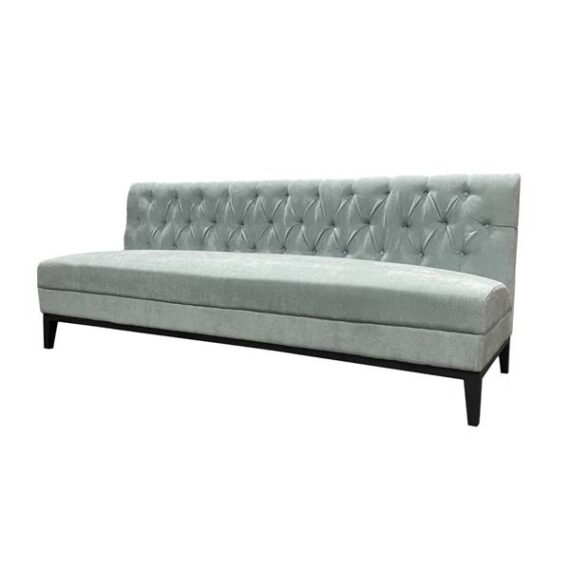 SS-633 | TUFTED BACK SOFA SEAFOAM GREEN FABRIC