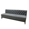 SS-519 | VELVET TUFTED BACK SOFA GREY