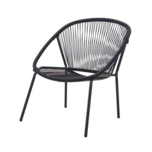 MISC-EU-045 | BLACK ROPE PATIO CHAIR