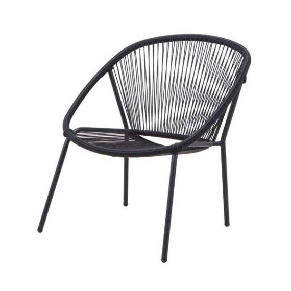 MISC-EU-045 | BLACK ROPE PATIO CHAIR