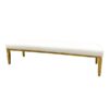 SS-530 | CHELSEA BENCH WHITE WITH GOLD LEGS
