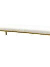SS-530 | CHELSEA BENCH WHITE WITH GOLD LEGS