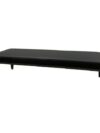 SS-536 | CHELSEA BENCH BLACK WITH BLACK CHROME LEGS