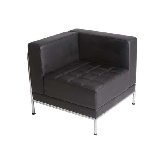 SS-066 | SQUARE MODULAR L SHAPED BACK BLACK