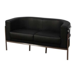 SS-345 | SCULPTED LOVESEAT BLACK