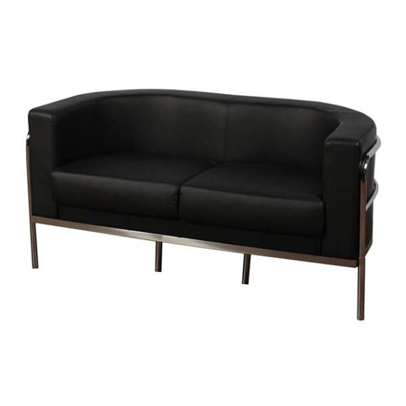 SS-345 | SCULPTED LOVESEAT BLACK