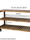 BAR-RW-021 | HK RECLAIMED WOOD SERVING STATION