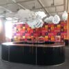BAR-002 | 6FT BAR CHROME FRAME WITH PLEXI
