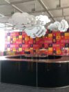 BAR-004 | 6FT CURVED BAR CHROME FRAME WITH PLEXI