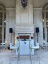 BAR-025 | 4FT BAR WHITE FRAME WITH PLEXI