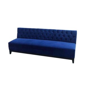 SS-450 | VELVET TUFTED BACK SOFA ROYAL BLUE