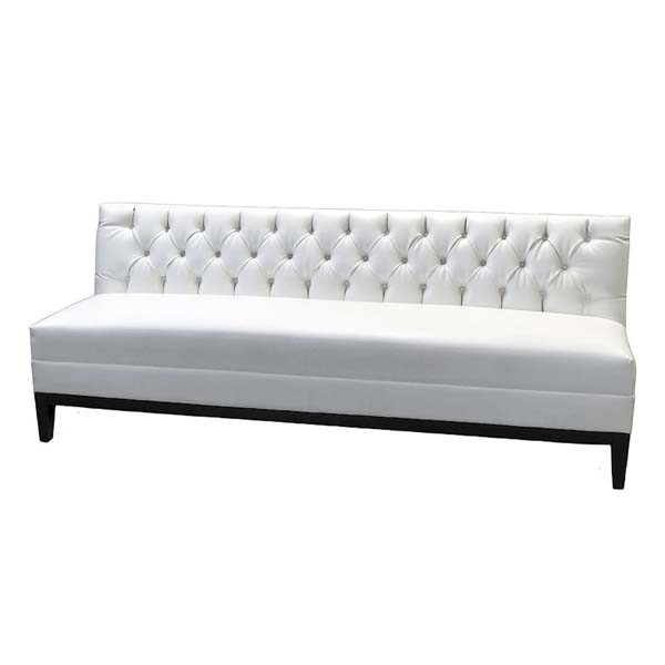 SS-391 | TUFTED SOFA WHITE