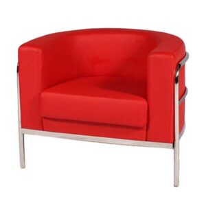 SS-342 | SCULPTED SINGLE CHAIR RED