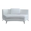 SS-167 | SNAKE SOFA MIDDLE PIECE WITH BACK WHITE