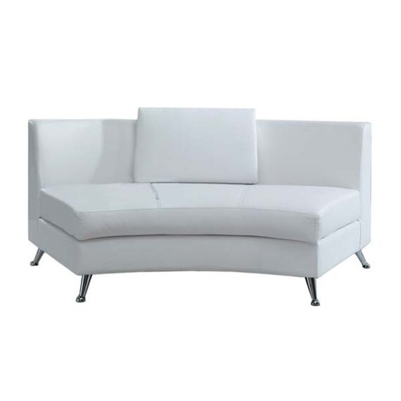SS-167 | SNAKE SOFA MIDDLE PIECE WITH BACK WHITE
